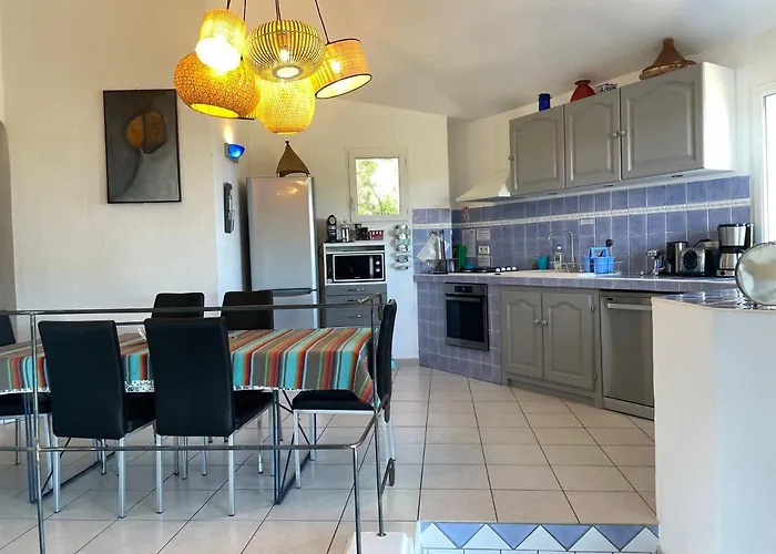 Maison&piscine Privée Vue Panoramique Très Calme Indépendant Porto Vecchio