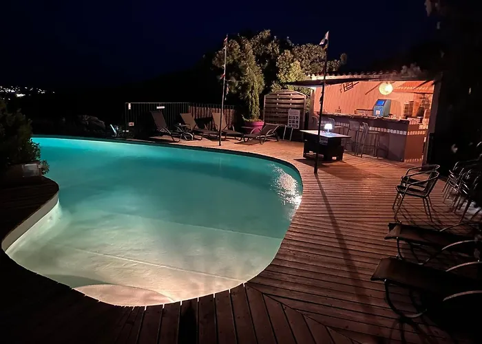 Maison & Piscine Privee Vue Panoramique Tres Calme Independant Feriehus Porto-Vecchio (Corsica)